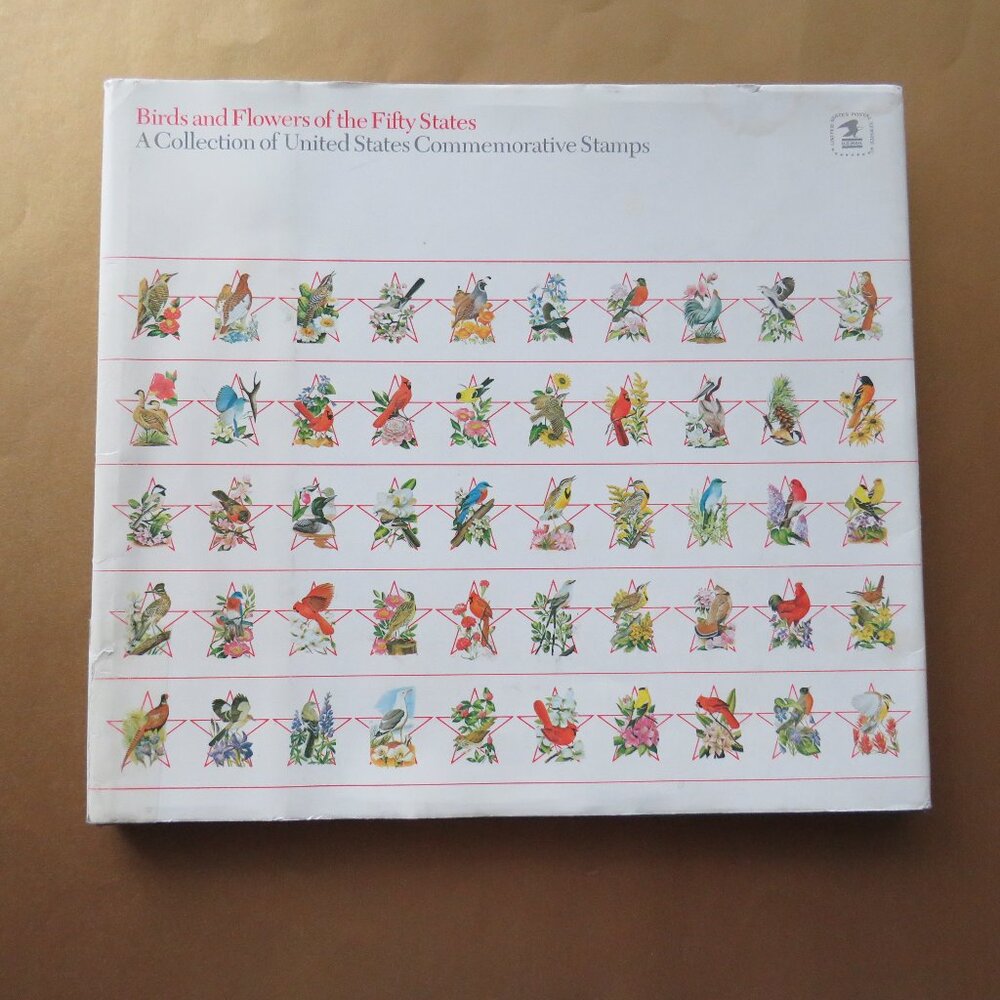 Birds and Flowers of the 50 States Hardcover Book 1982